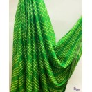 Chiffon Shiny Green Lehriya Saree