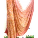 Orange Chiffon saree